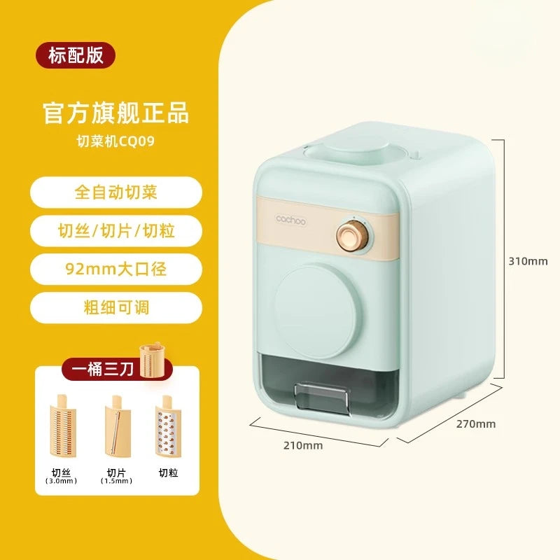 Electric Slicer Machine 220V Vegetable Cutter Automatic Multi-function Household Vegetables Sliced