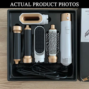 5 in 1 Hair Dryer Brush with Negative Ion Professional Curling Iron Auto Wrap Curlers  For Dyson Airwrap Hair Dryer Household