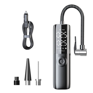 CAFELE 12V Car Air Compressor Portable Electric Air Pump Wireless Car Tyre Inflator Digital Bicycle Pump For Auto Accessories