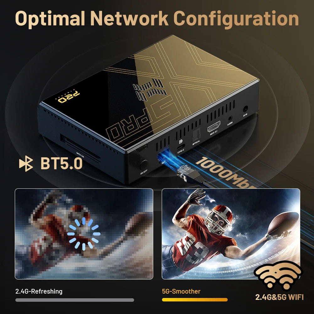 Retro Video Game Super Console X5pro With 16000+ Games 320g/4T  for PS2/PS1/Wii/N64/SS Emulator 8K@60fps Android12 Smart TV Box