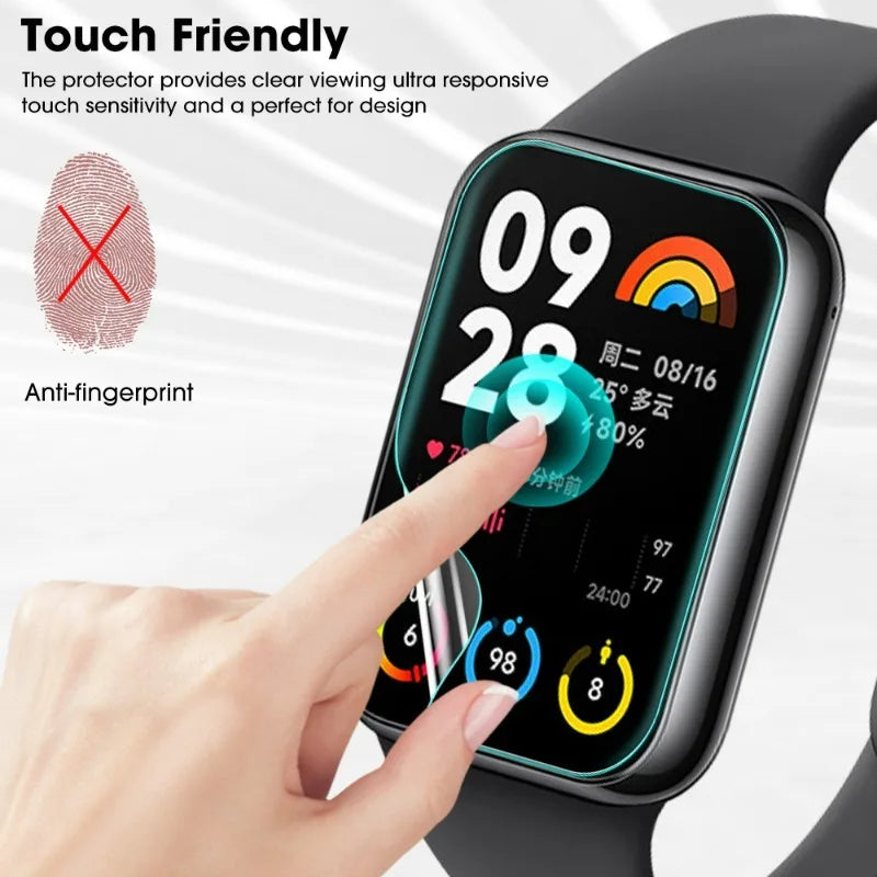 For Xiaomi Mi Band 8 Pro Screen Protector Soft Hydrogel Film Anti-scratch Protective Cover for Miband 8pro Watch Accessories