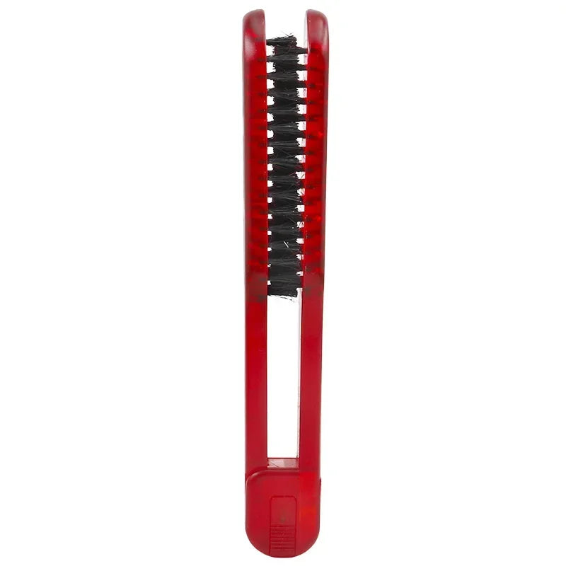 New Pro Ceramic Straightening Comb Double Sided Hair Brush Clamp Hairdressing Natural Fibres Bristle Hair Comb Hairstylig Tool