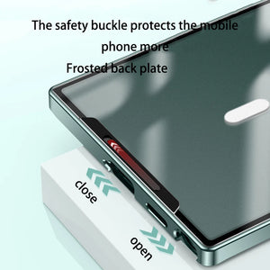 Magnetic Magsafe Case For Samsung Galaxy S24 S23 S22 S21 Ultra Metal aluminium alloy Glass protective ultra-thin back cover