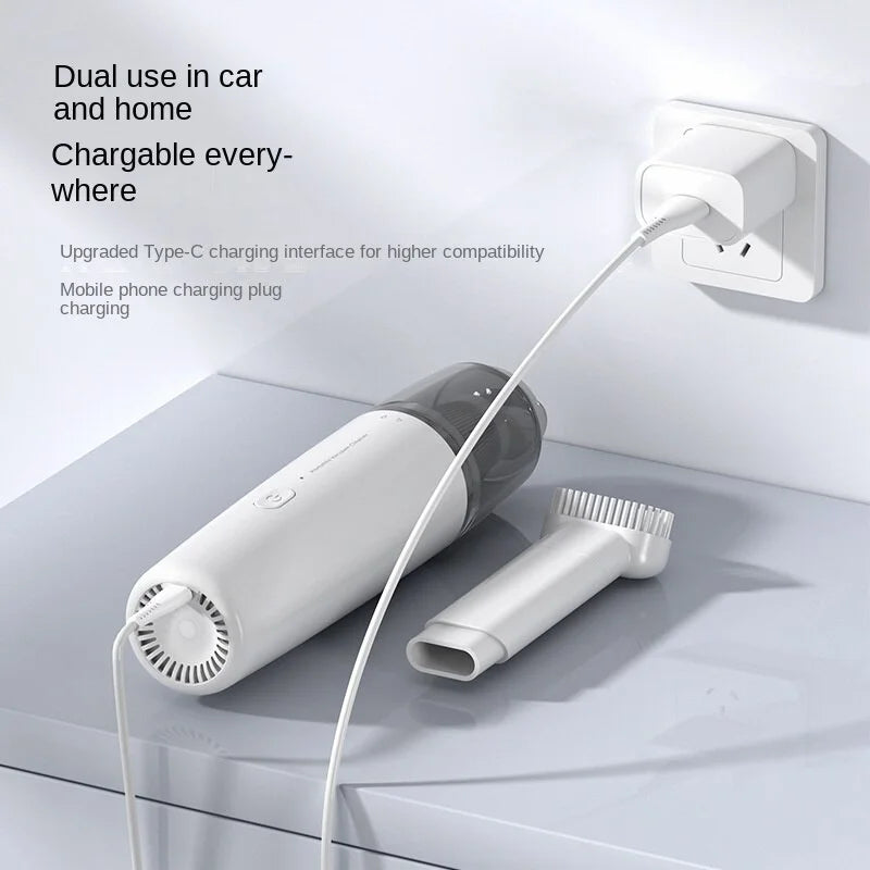 XIAOMI Dust Collector Portable Vacuum Cleaner Powerful Suction electric Wireless Smart Home 130ml Cleaning Car Vacuum Cleaner - Stereotech