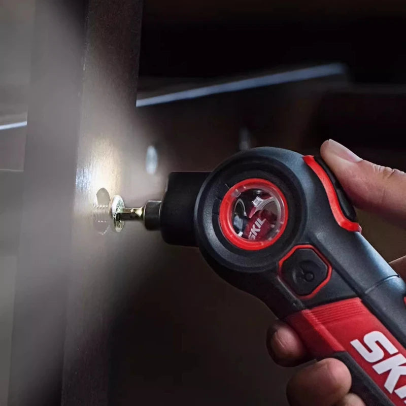 SKIL 5619 4V Mini Electrical Screwdriver Set Smart Scalable Cordless Electric Screw Driver Set USB Rechargeable Drill Tools