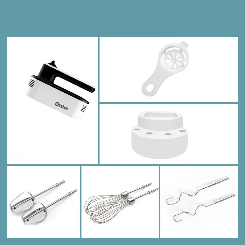 Handheld Electric  Food Mixer Machine Wireless Portable Automatic Cake