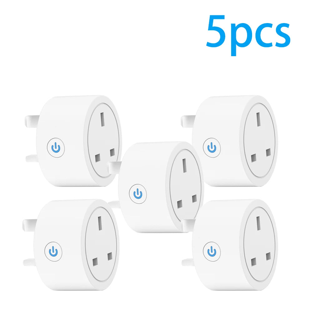 CBE WiFi Smart Plug Sockets 16A EU Plug Tuya Smart Life APP Work with Alexa Google Home Smart-Home Automation EU UK Plug Yandex