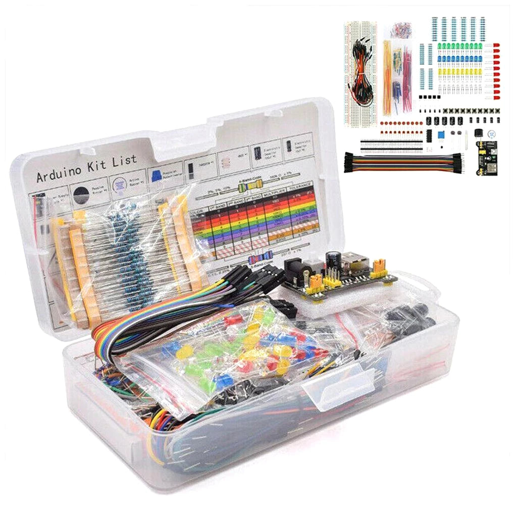 DIY Project Starter Kit For Arduino UNO R3 DIY Electronic Component Set With 830Tie-points Breadboard - Stereotech