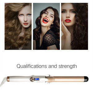 Real Electric Professional Ceramic Hair Curler Lcd Curling Iron Roller Curls Wand Waver Fashion Styling Tools