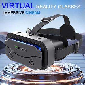 G10 VR Glasses VR Smart Glasses Headset Smart Glasses Helmet Video Game Binoculars For 5-7 Inches Smartphone VR Helmet