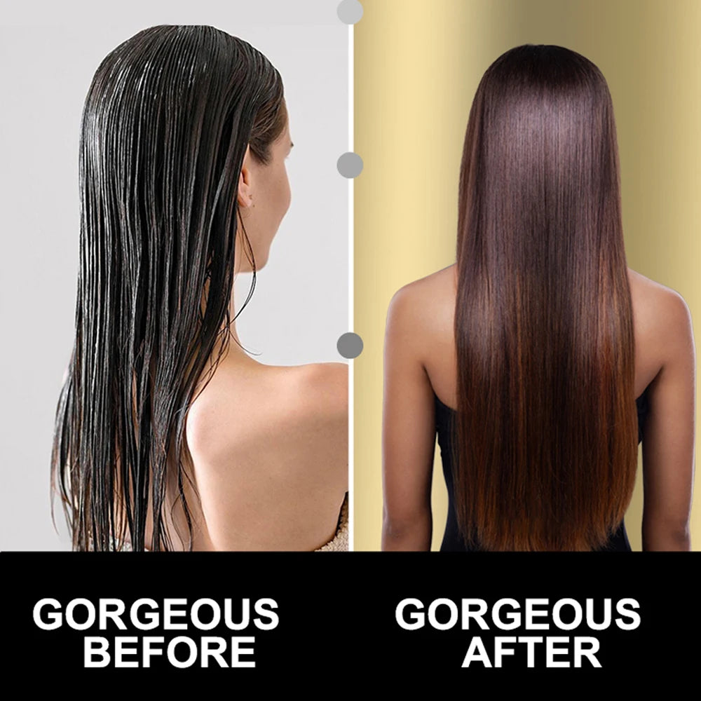 Professional Hair Straightener With Hot Air Ionic Hair Flat Iron 230°C Ceramic Coating Plate Hair Styler