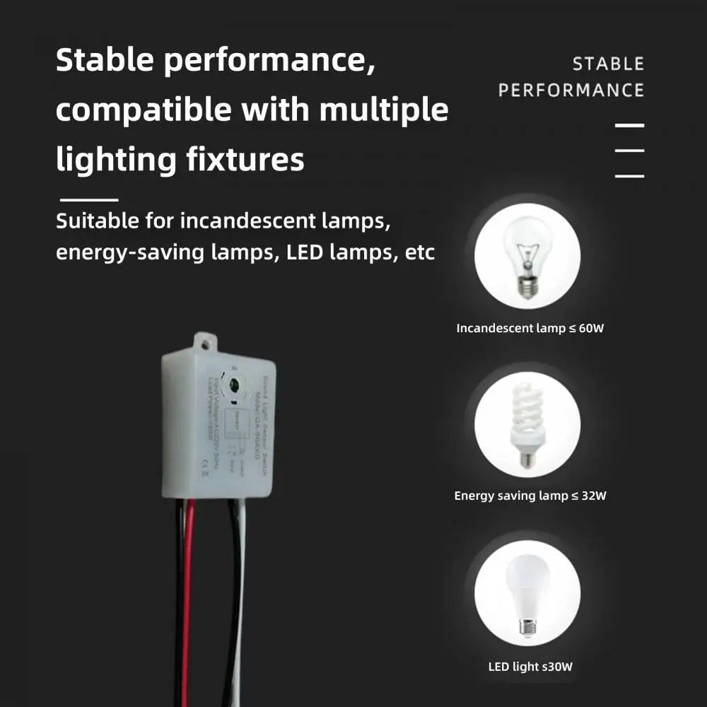 Sound Sensor Switch Module Detector 220V Sound Voice Sensor Intelligent Auto On Off Light Switch Sensor Stable For Smart Home - Stereotech