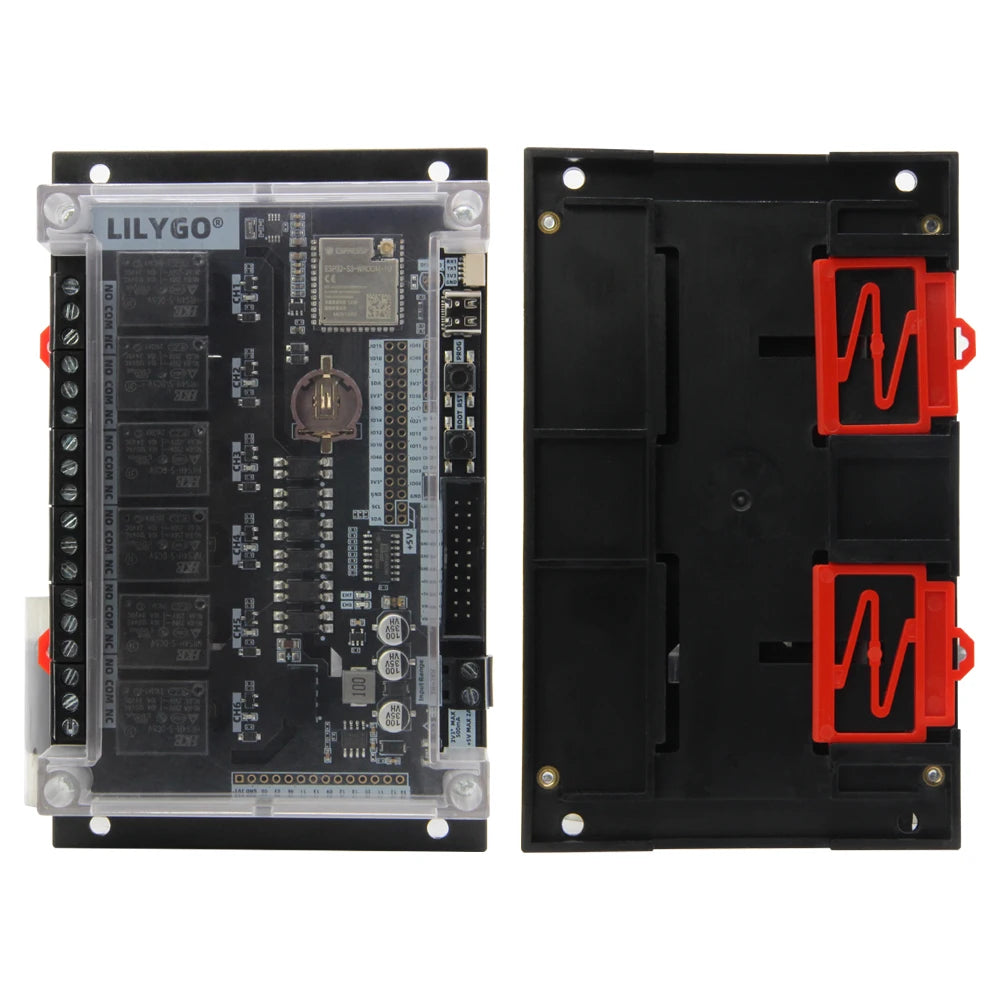 LILYGO® T-RelayS3 ESP32-S3 6-Way Relay Development Board ESP32-S3-WROOM-1U Wireless Module WiFi Bluetooth Expandable LCD Display