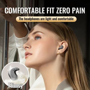 Sleep Invisible Earphone Mini Hidden Headphones In Ear IPX5 Waterproof Wireless Bluetooth Earbuds with Mic HIFI Music Headset