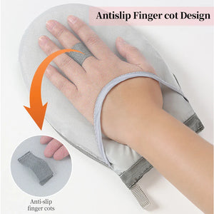 Handheld Ironing Board Mini Anti-scald Gloves Iron Pad Cover Heat-resistant Steamer Ironing Gloves for Clothing Protective Pad - Stereotech