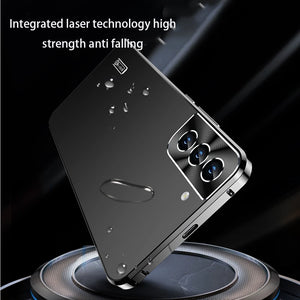 Metal Shell For Samsung Galaxy S24 S23 S22 S21ultra Phone Case Built in Lens protection titanium alloy mobile protect back cove