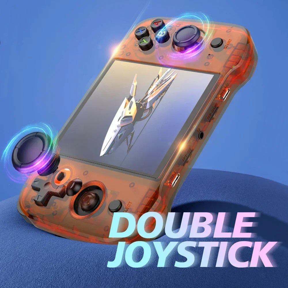 BOYHOM R46S Purple 720*720 4 Inch Ips Screen Built-in WIFI RK3566 Open-Source Retro Handheld Game Console Best Children&#39;s Gifts