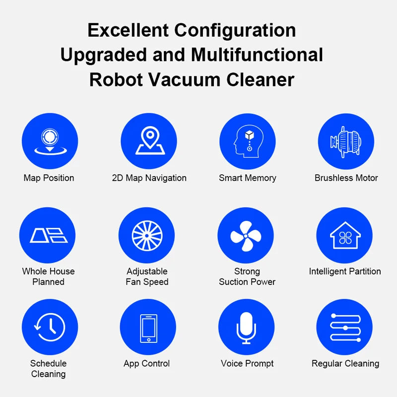 Liectroux M7S Robot Vacuum Cleaner,Smart Dynamic Navigation,4000Pa,Wet Mop,WiFi,Silent,Work with Alexa &amp; Google Home
