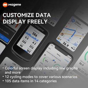 Magene C506 GPS Bike Computer Navigation WiFi Speedometer Color Touchscreen MTB Road Bicycle Odometer Cycling Training Notice