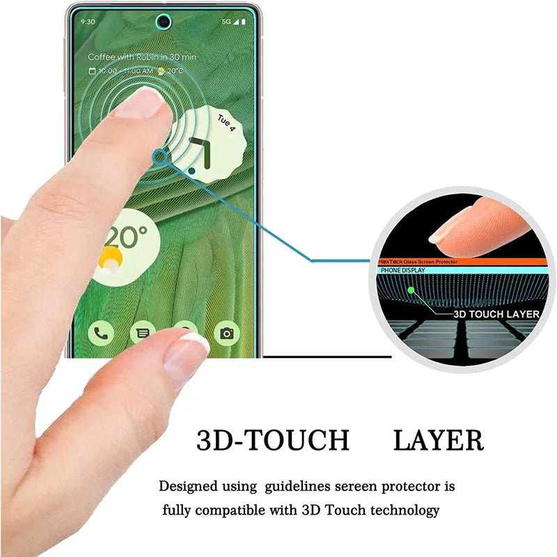 4PCS Tempered Glass for Google Pixel - Stereotech