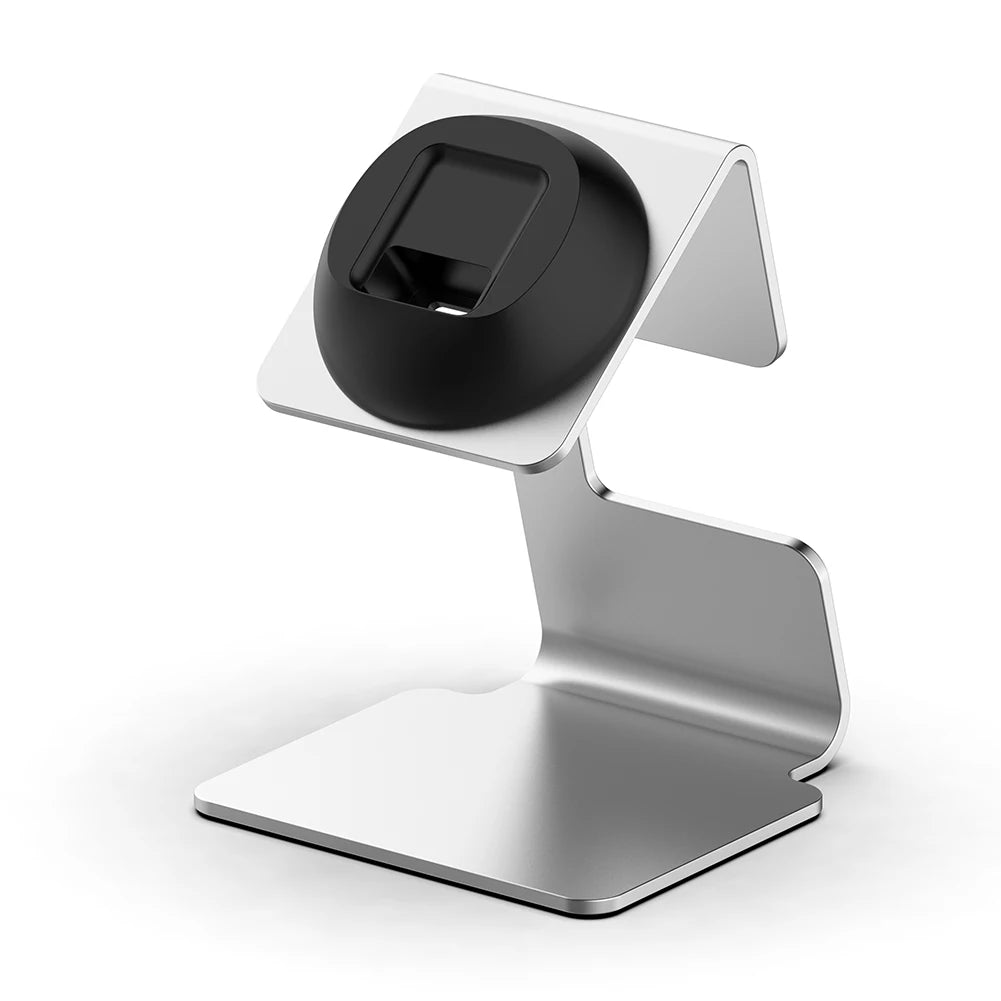 Charger Charging Stand for Xiaomi Mi Band 8 Aluminium Charger Desk Holder Silicone Card Coil Non-Slip Mat Charging Stand Dock