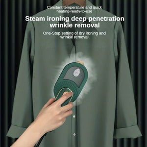 Mini Garment Steamer Steam Iron Handheld Portable Home Travelling for Clothes Ironing Wet Dry Ironing Machine - Stereotech