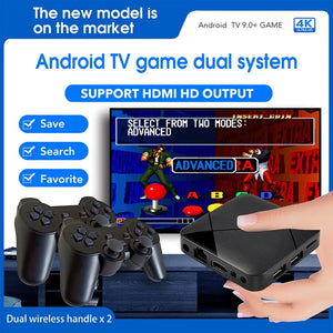 M8 Mini Video Game Console 10000 Games Football Racing Plumber 64GB 4G 4K Game Stick for GBA CP1 Android TV BOX