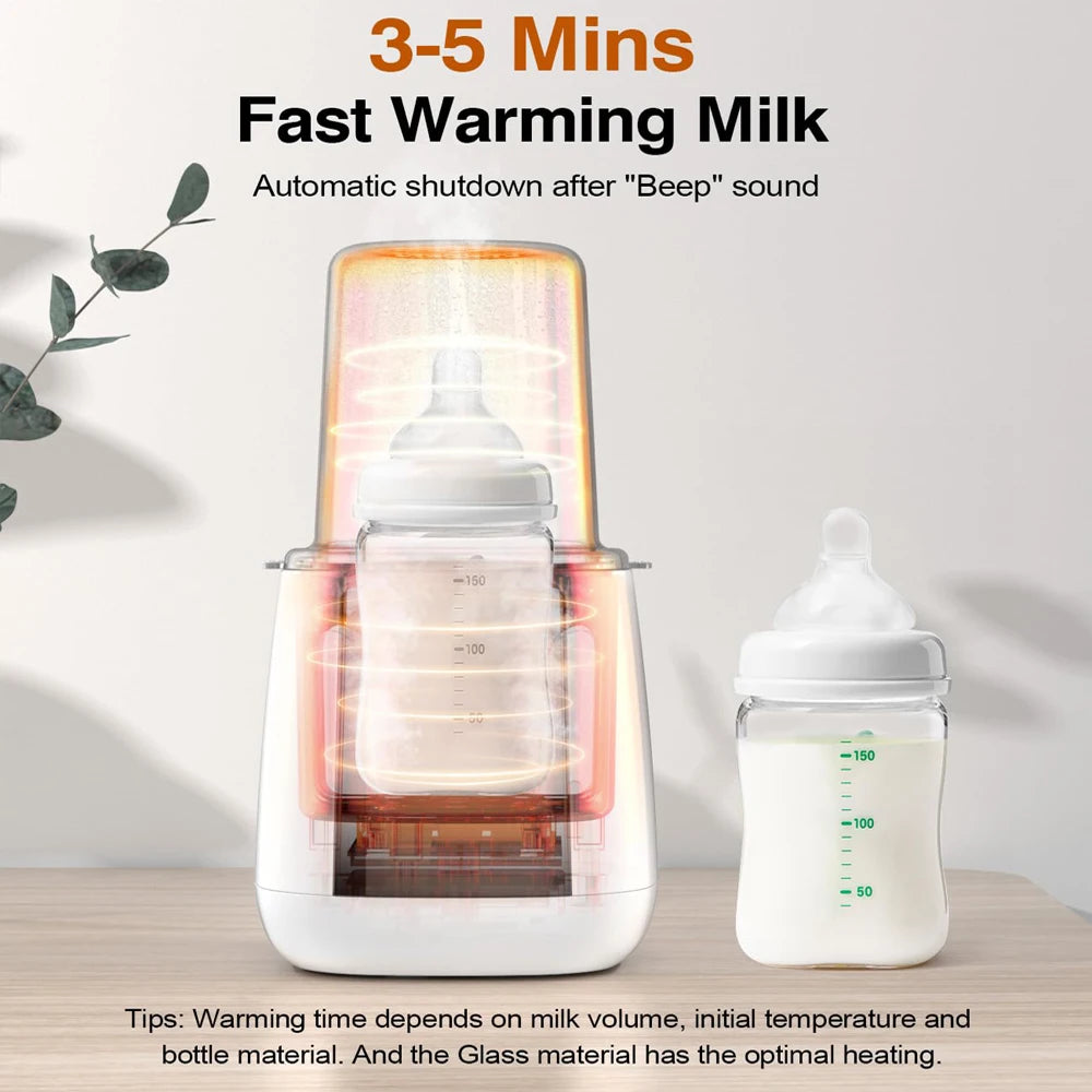Newborn Baby Feeding Bottle Warmer &amp; Sterilizers with Timer Accurate Temperature Control Food Milk Warmers Bottle Steriliser
