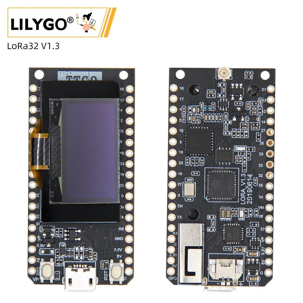 LILYGO® LoRa32 V1.3 ESP32 LoRa Development Board SX1276 868/915Mhz WIFI Bluetooth Wireless Module 0.96 Inch OLED Screen Arduino