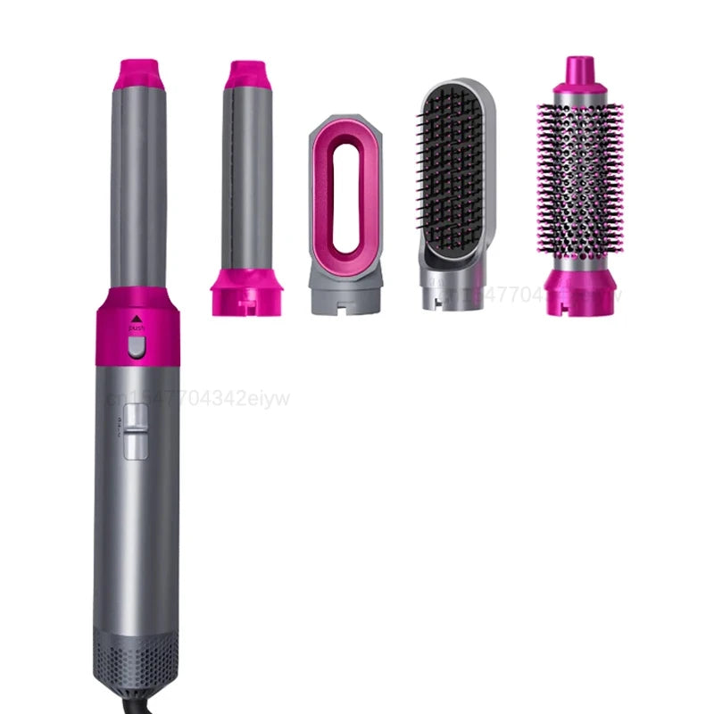 New 5 In 1 Hair Dryer Professional High-Speed Curling lron Hot Air Comb Set For Dyson Airwrap Straightener Styling Tool