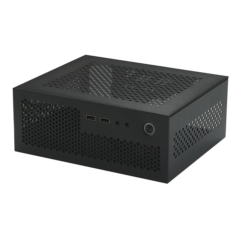 A09 3.8L ITX Chassis A4 HTPC Portable Computer PC Support PCIe 2.5&#39; SSD Drive Mini IPC Flex PSU Case - Stereotech
