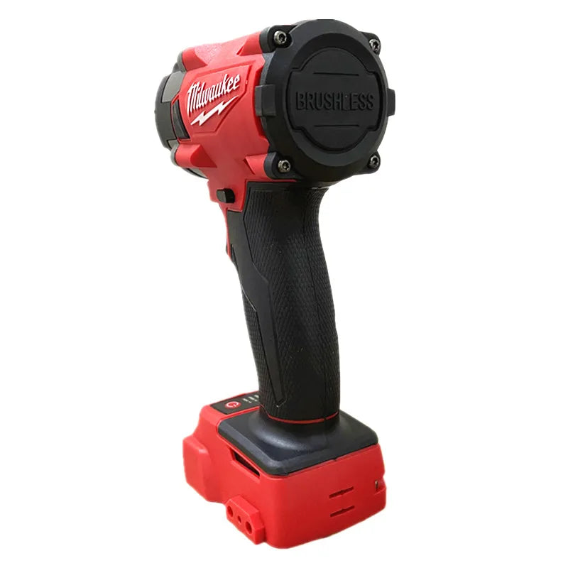 Compatible For Milwaukee 18V Battery Electric Cordless Wrench Brushless Screwdriver Impact Drill Power Tools Car Truck Repair
