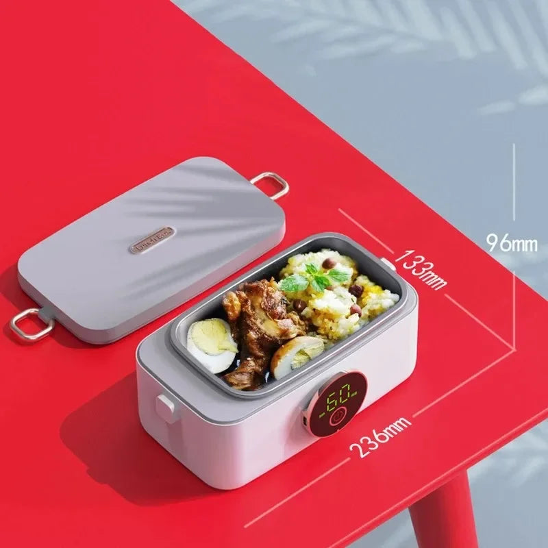 Portable Outdoor USB Rechargeable Electric Heating Lunch Box 1000mL Dropship  Insulated Food Warmer Food Container