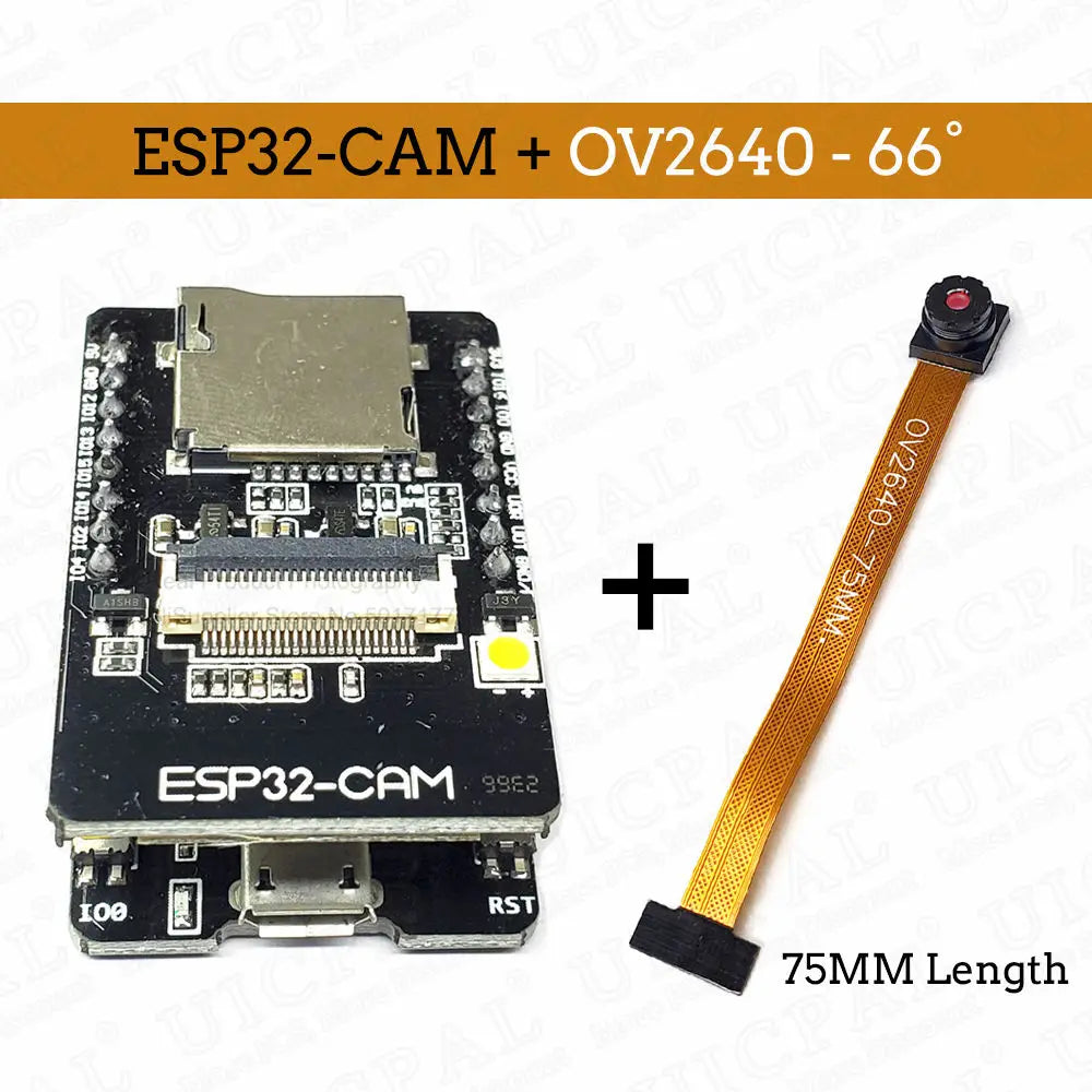 OV2640 ESP32 Cam Set with DVP 24pin Camera 66 120 160 Degree 850nm Night Vision 2MP 2.4 GHz 8MB PSRAM Wireless Bluetooth Module