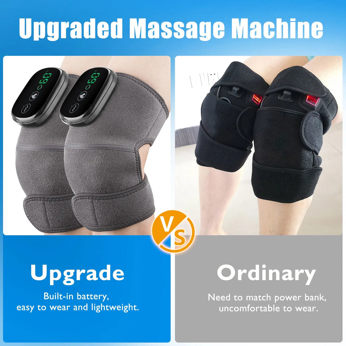 Electric Heating Knee Massager Far Infrared Joint Elbow Knee Pad