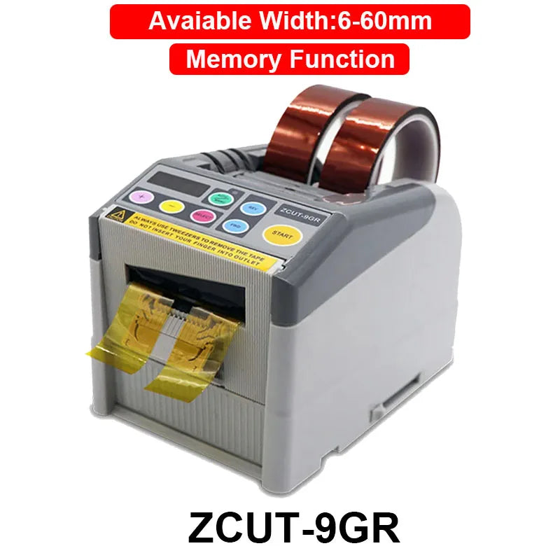 ZCUT-9 Automatic Tape Dispenser Electric Tape Cutting Machine Auto Adhesive Tape Cutter Packing Tools Masking Paper Dispenser