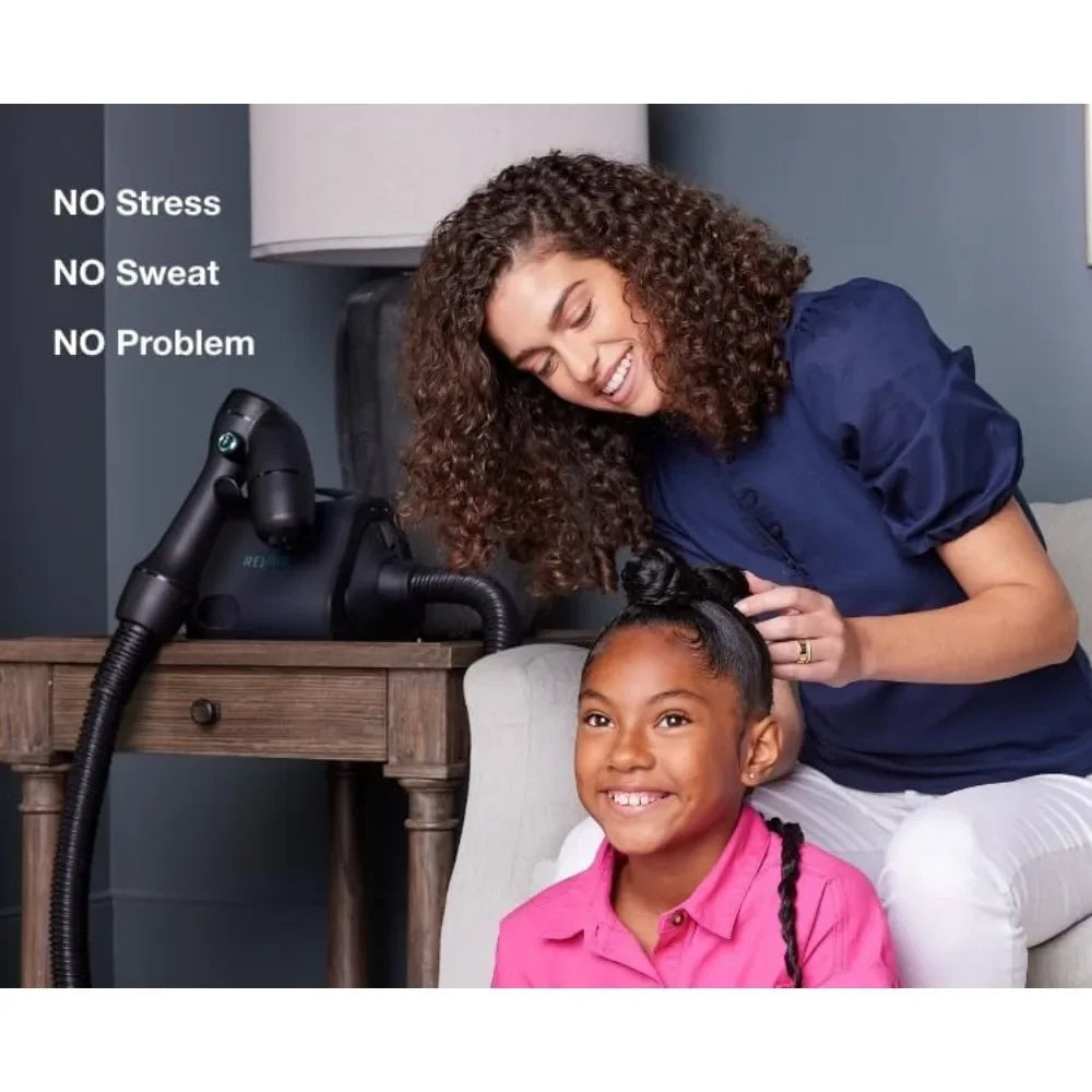 Curly, Wavy &amp; Straight Hair - Revolutionary Reverse Blow Dryer for All Hair