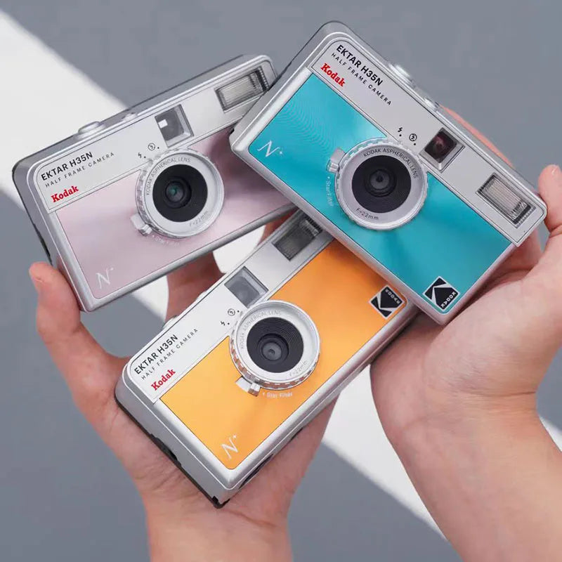 KODAK EKTAR H35N Half Frame Camera Original 35mm Film Camera Reusable Film Camera With Flash Light Birthday Gift