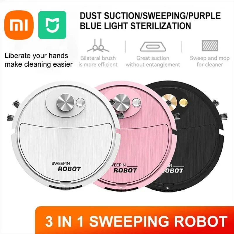 Xiaomi MIJIA 3-in-1 Sweeping Robot Home Smart Sweeper Vacuum Mopping Automatic Sweeping and Mopping All-in-one Cleaning Expert
