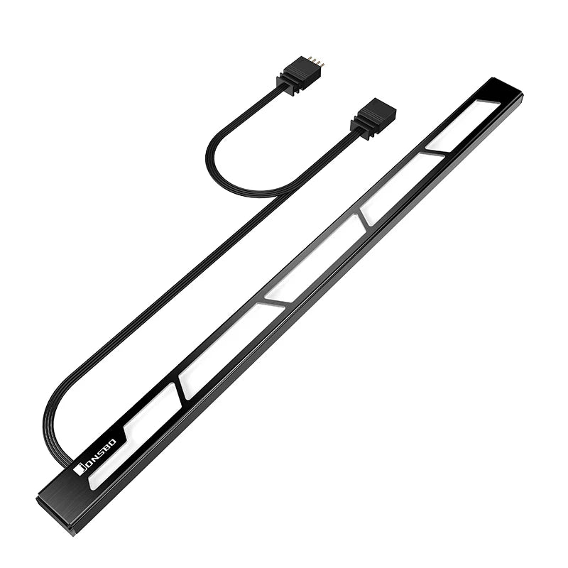 JONSBO LB-3 PC Case LED Color Strip Aluminum alloy Shell With Magnetic Attraction Support 12V With Manual Control RGB Light Bar