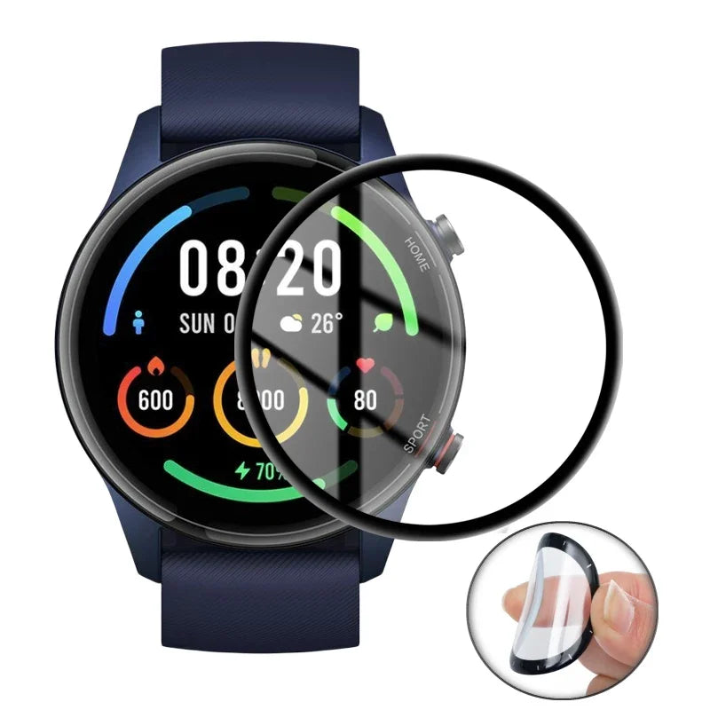 3D Protective Film for XiaoMi Watch Color Sports Full Coverage Soft Screen Protector for Mi Watch Global Version Not Glass