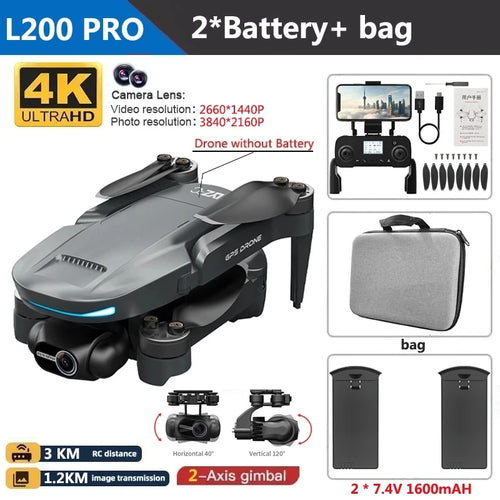 L200 PRO MAX Drone 4K - Stereotech