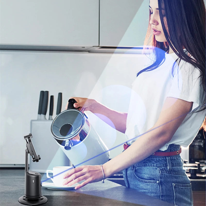 FANGTUOSI 2024 NEW Gimbal Stabilizer 360° Follow Shooting Monopod with Bluetooth Shutter Tripod for Photograph/Live - Stereotech