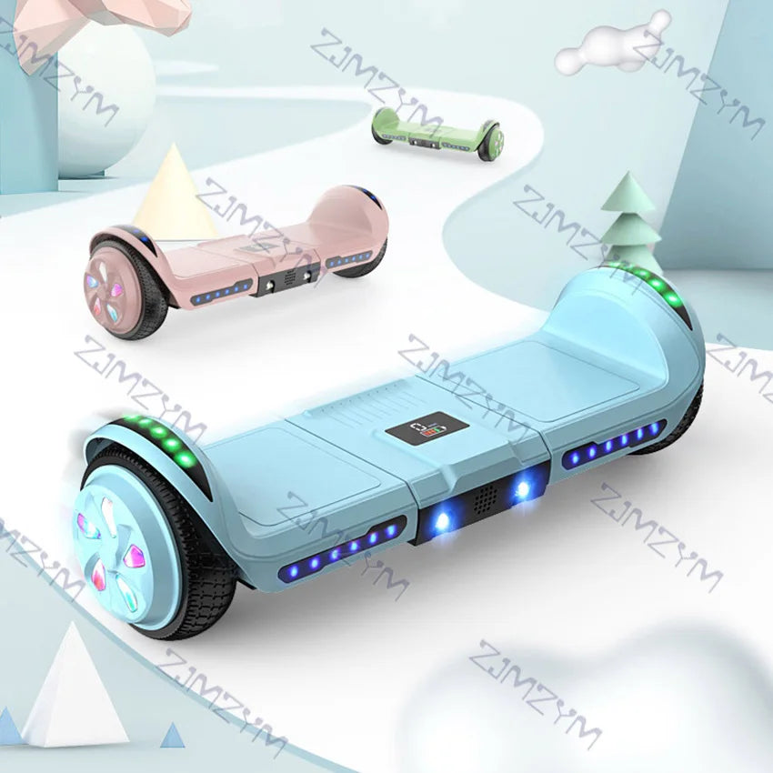 6.5 Inch Children Smart Balance Wheel Hoverboard Skateboard Self-Balancing Electric Scooter 2 Wheel Standing Scooter Hover Board