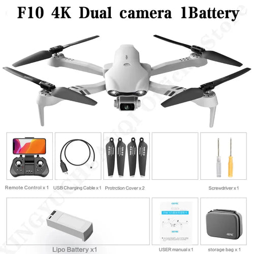 4K HD Dual Camera Drone with GPS - Stereotech