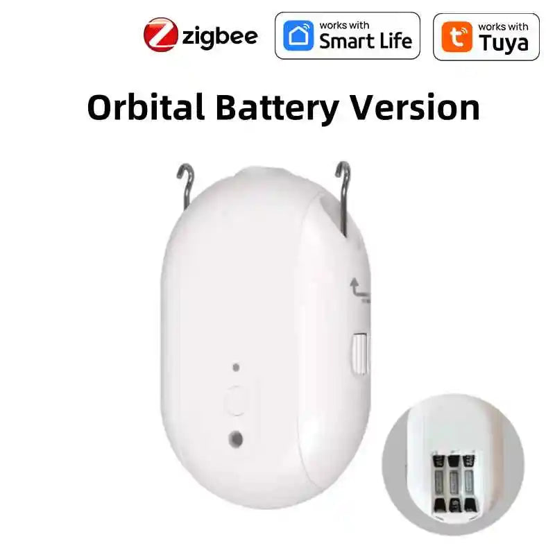 RSH Zigbee Tuya Smart Electric Curtain Robot Timing Auto Opener Closer Light Sensor App Remote Control Support Alexa GoogleHome
