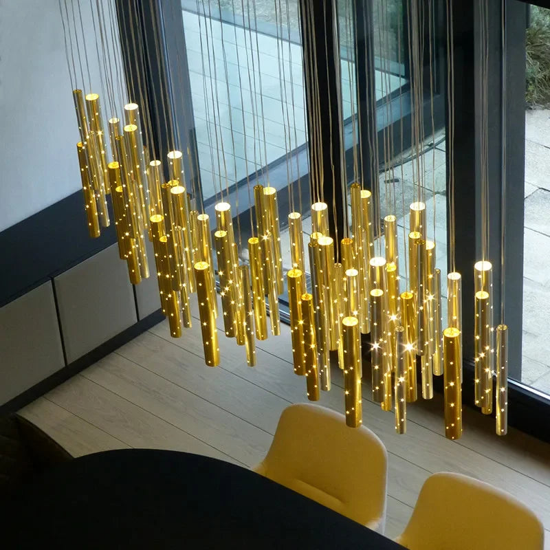 2024 Dining room Modern LED chandelier Nordic meeting room, living room decoration lighting Kitchen Island home hanging light