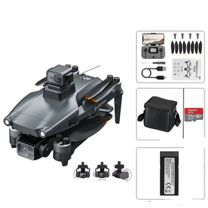 L600 PRO MAX Drone 4K Three-Axis PTZ HD Dual Camera Laser Obstacle Avoidance Brushless Motor GPS 5G WIFI RC FPV Quadcopter Toys - Stereotech