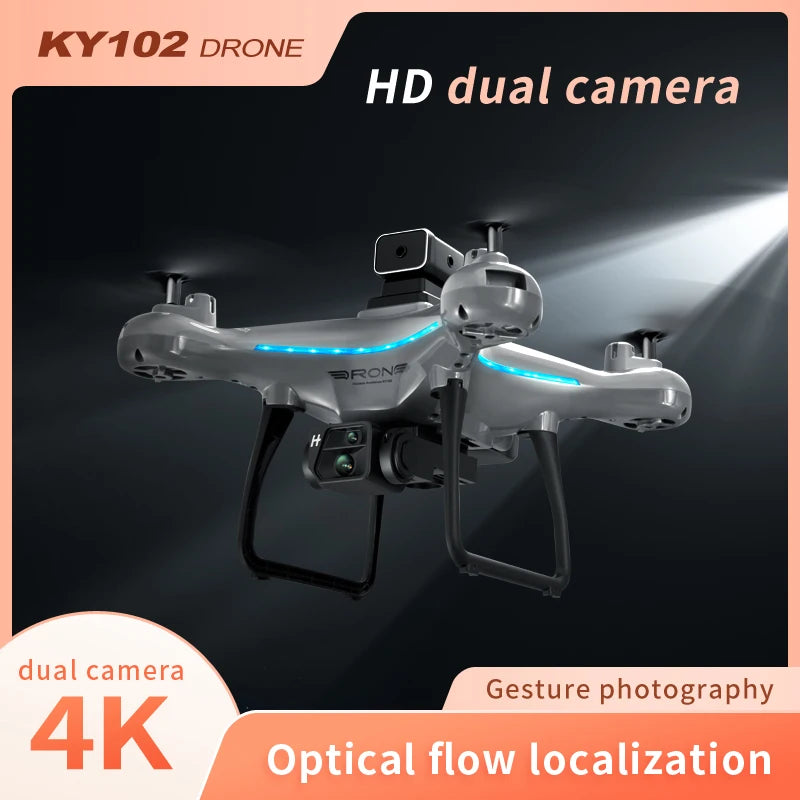 KBDFA KY102 Drone Professional 4K HD Camera RC Aerial Photography Brushless Motor WIFI Lifting Obstacle Avoidance RC Quadcopter