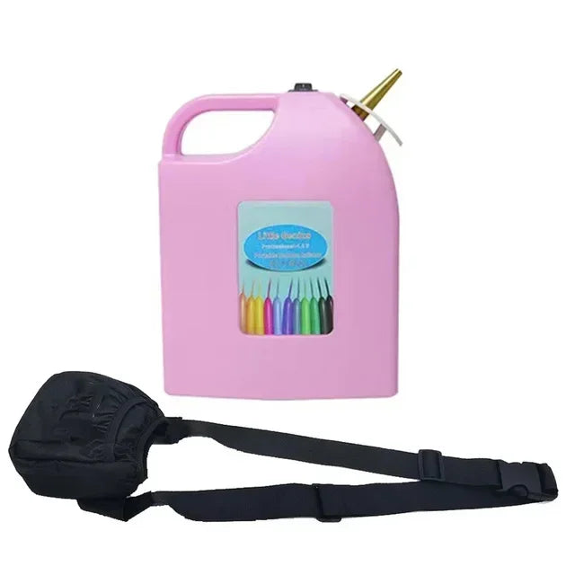 Rechargable Long Balloon Air Inflator Portable Wireless Balloon Air Pump DC12V Electric Balloon Inflator for Party Holiday Decor